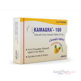 Kamagra Chewable - Tablet Sildenafil Citrate - 100 MG Pineapple with Mint