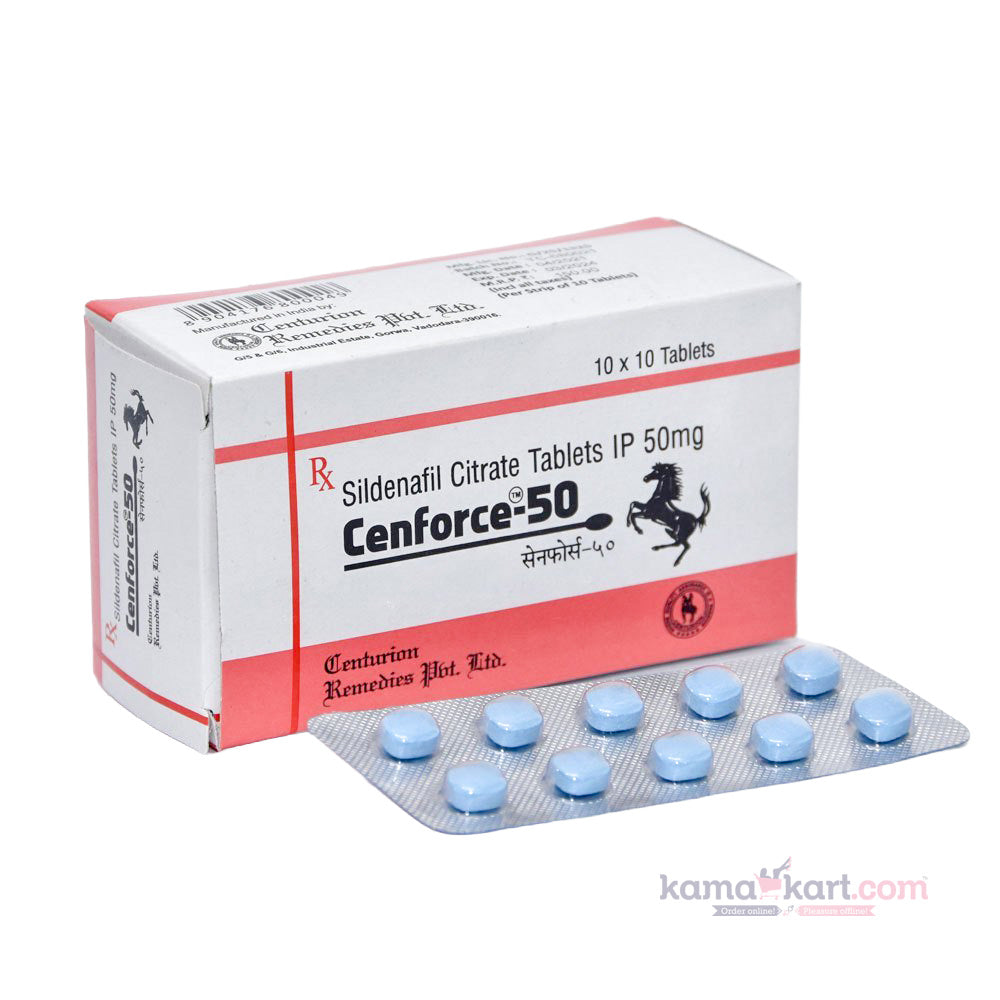 Cenforce 50mg - Pack of 10 Tablets