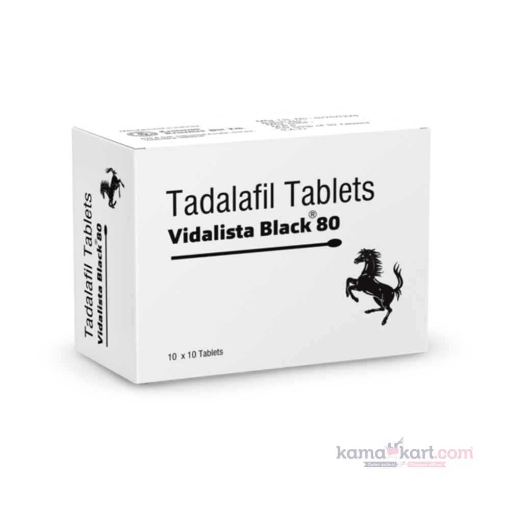 Vidalista Black 80mg - Pack of 10 Tablets