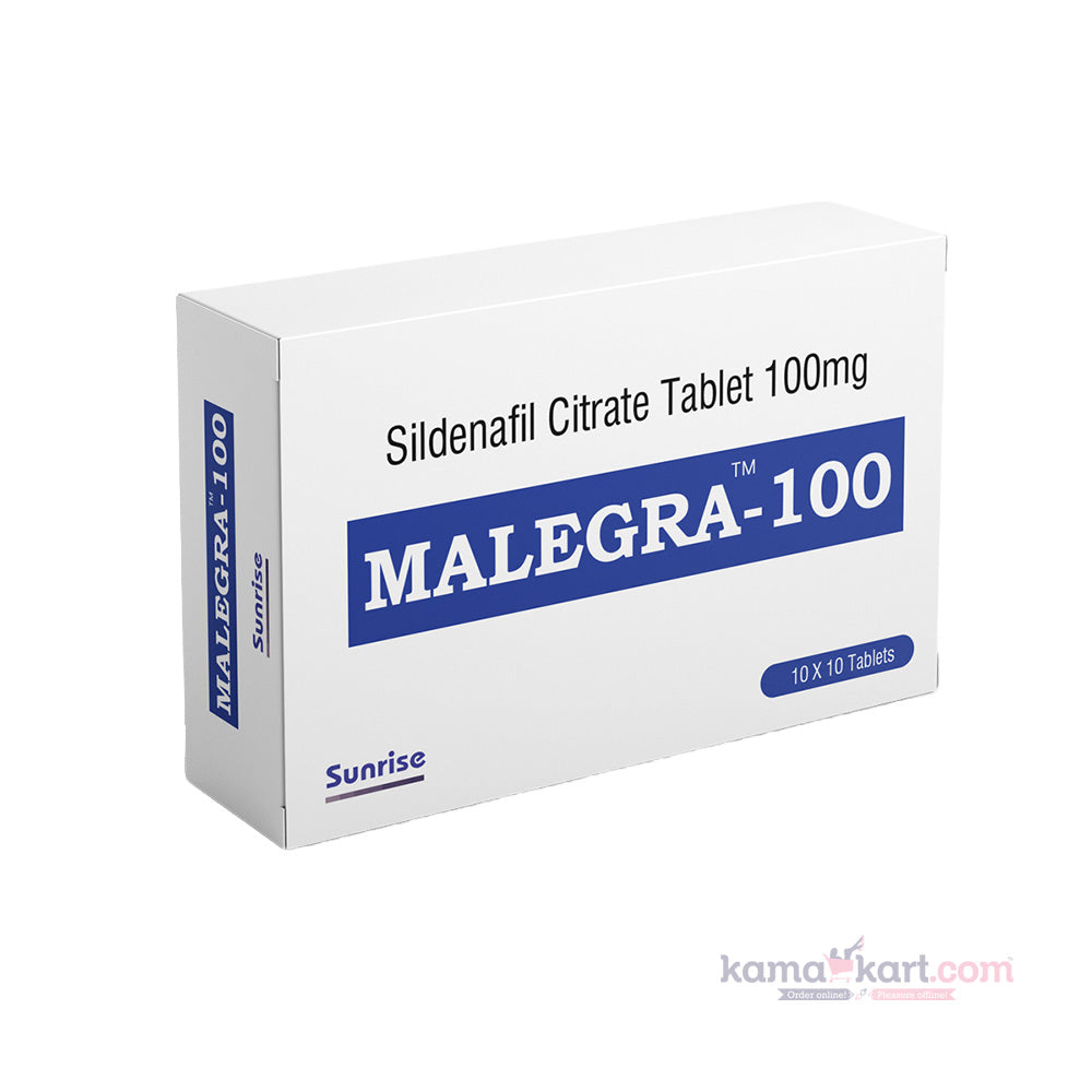 Malegra 100mg - Pack of 10 Tablets