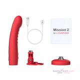 Lovense Mission 2 – Vibrating Dildo with Touch-Sense Technology