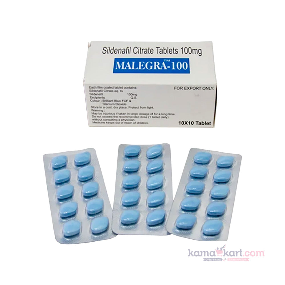 Malegra 100mg - Pack of 10 Tablets