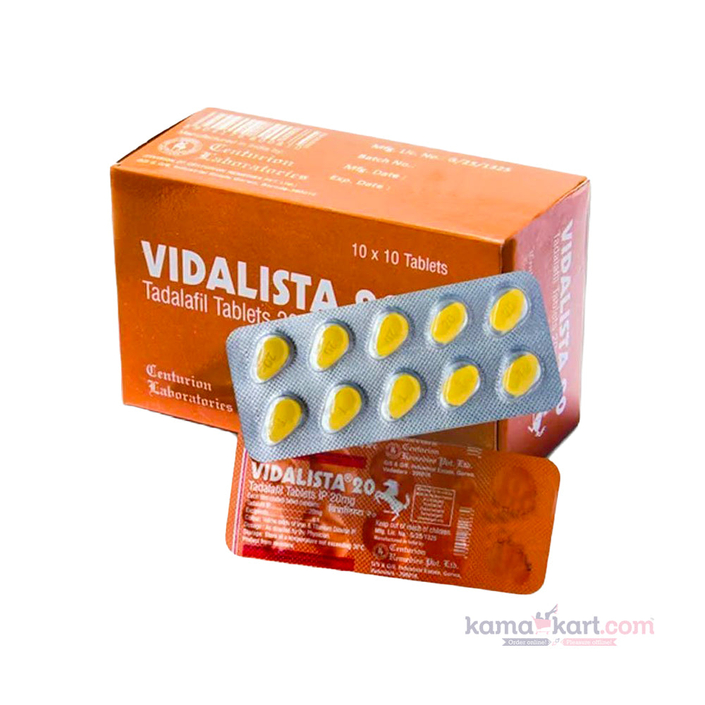 Vidalista 20mg - Pack of 10 Tablets