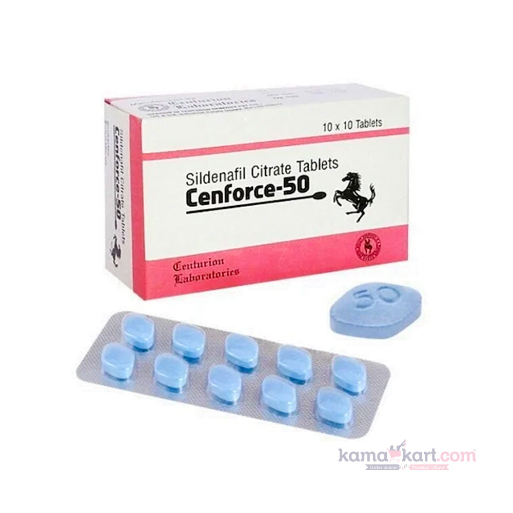 Cenforce 50mg - Pack of 10 Tablets