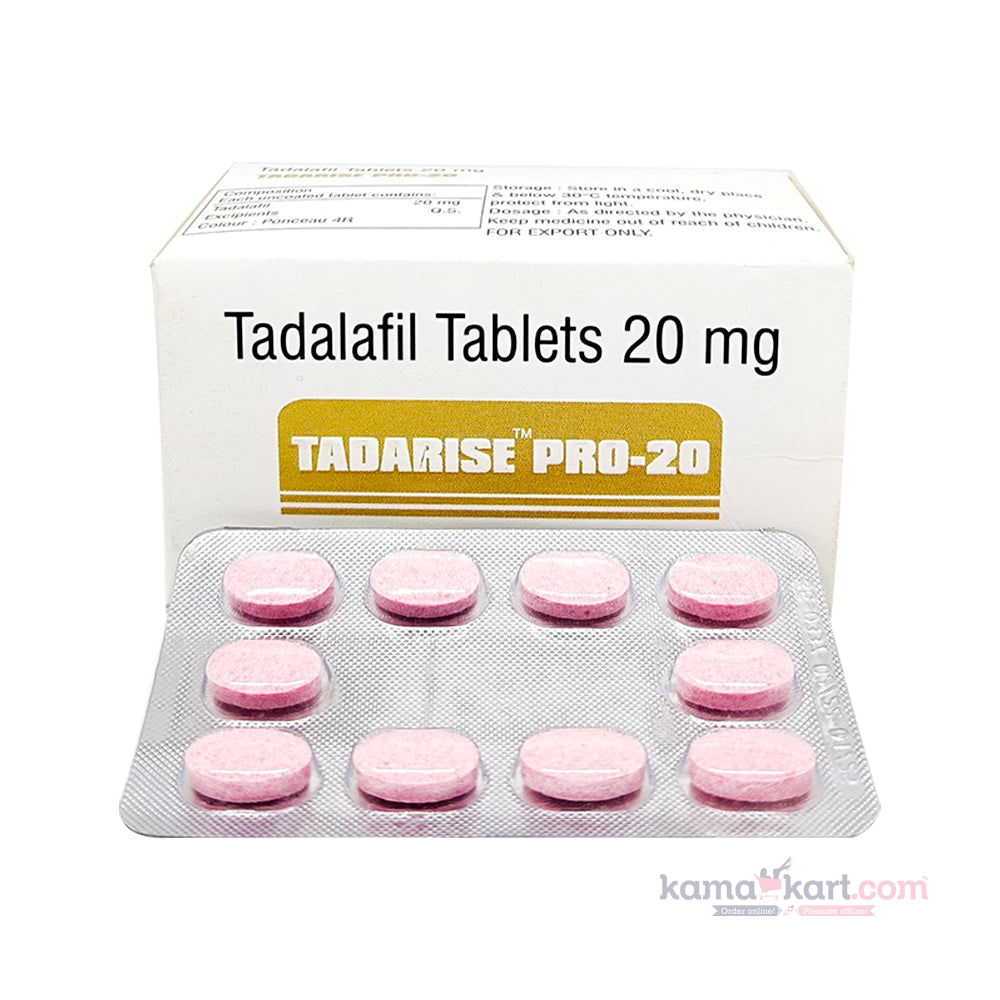 Tadarise Pro 20mg - Pack of 10 Tablets