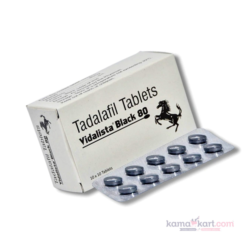 Vidalista Black 80mg - Pack of 10 Tablets
