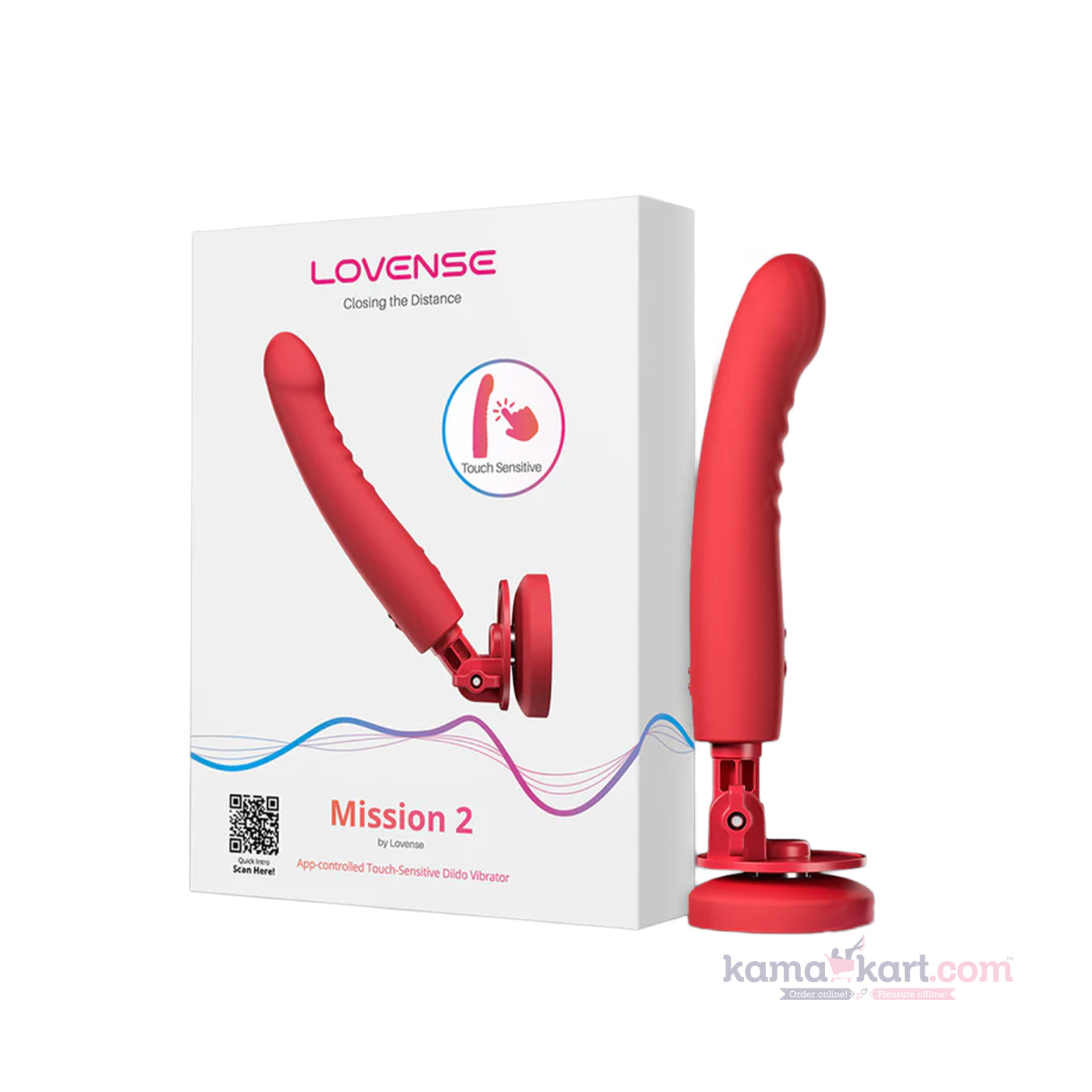 Lovense Mission 2 – Vibrating Dildo with Touch-Sense Technology
