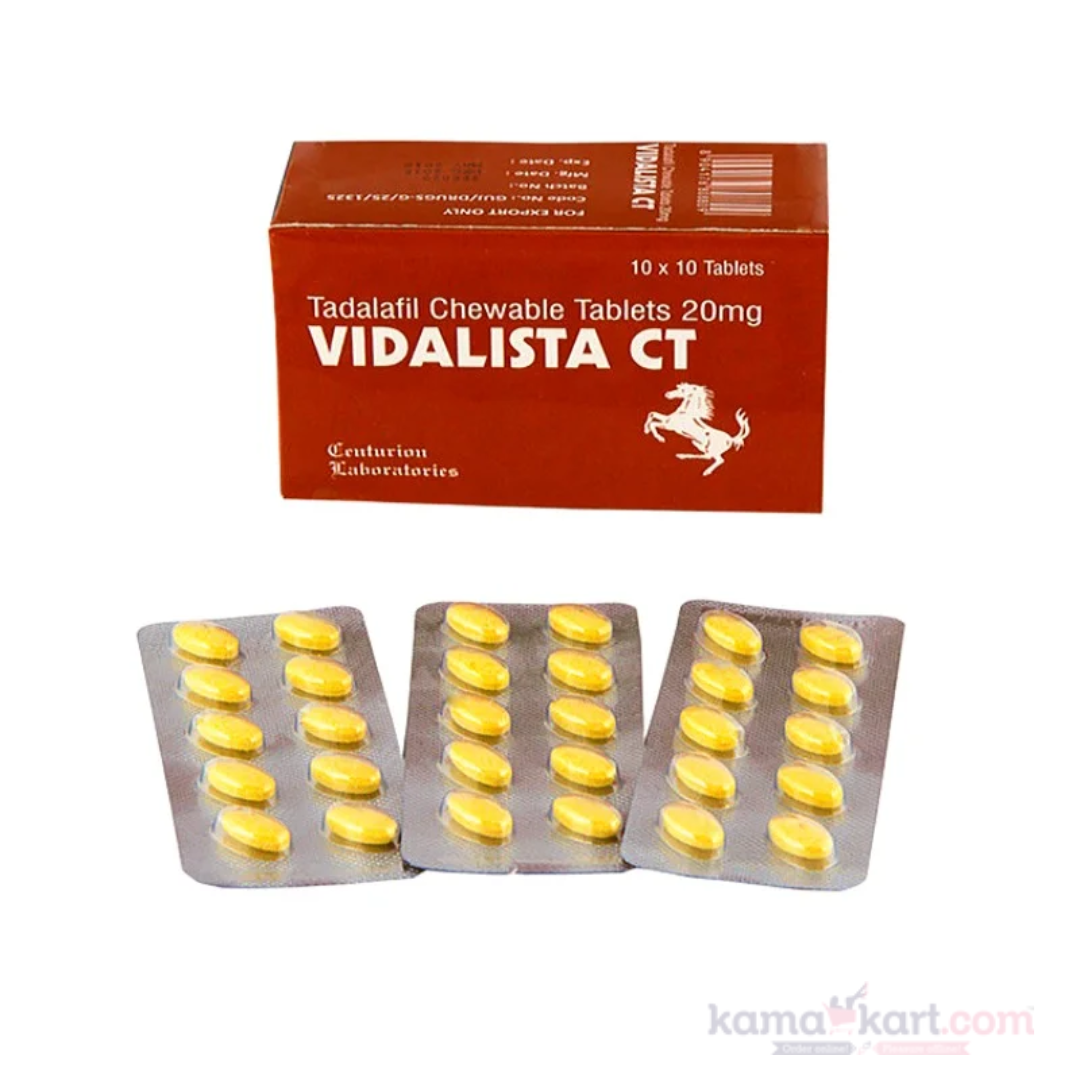 Vidalista 20mg - Pack of 10 Tablets