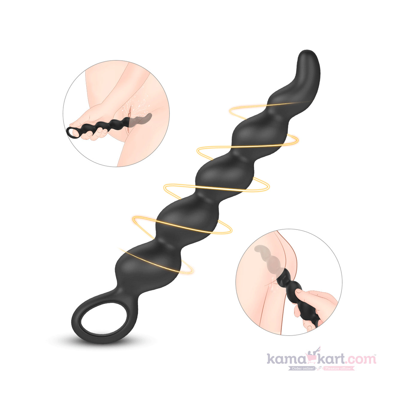 Set Silicone Anal Plug(Beads) — Gradual Pleasure for Every Level