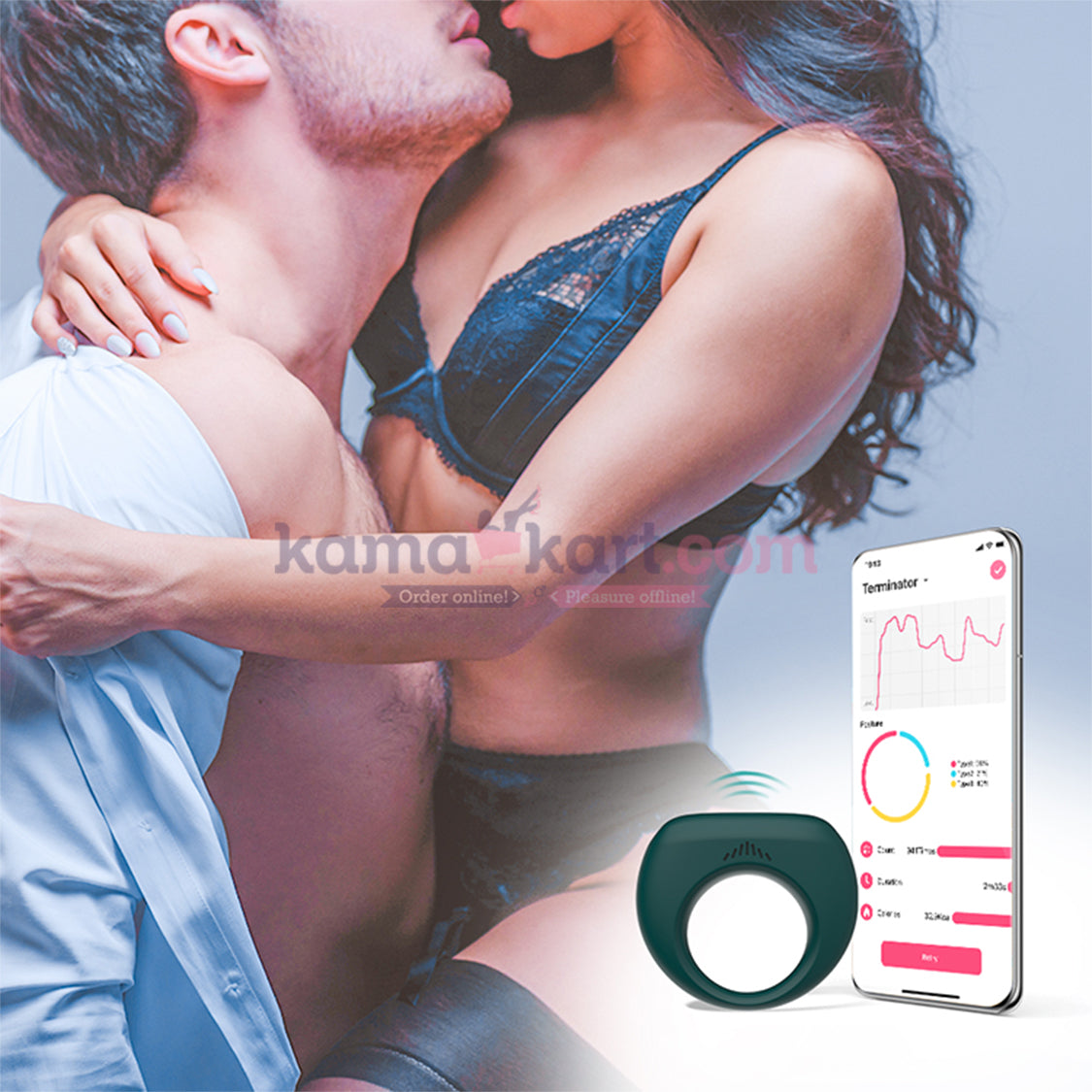 Magic Motion - Dante II Smart App-Controlled Vibrating Cock Ring