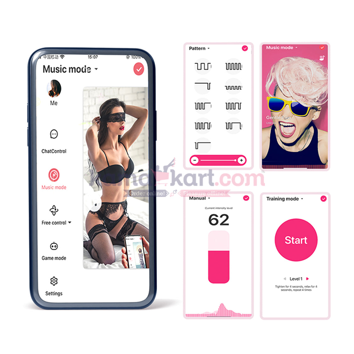 Magic Motion - Magic Sundae App-Controlled Vibrating Love Egg