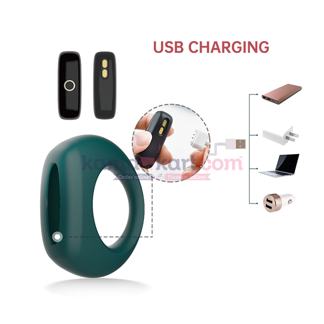 Magic Motion - Dante II Smart App-Controlled Vibrating Cock Ring