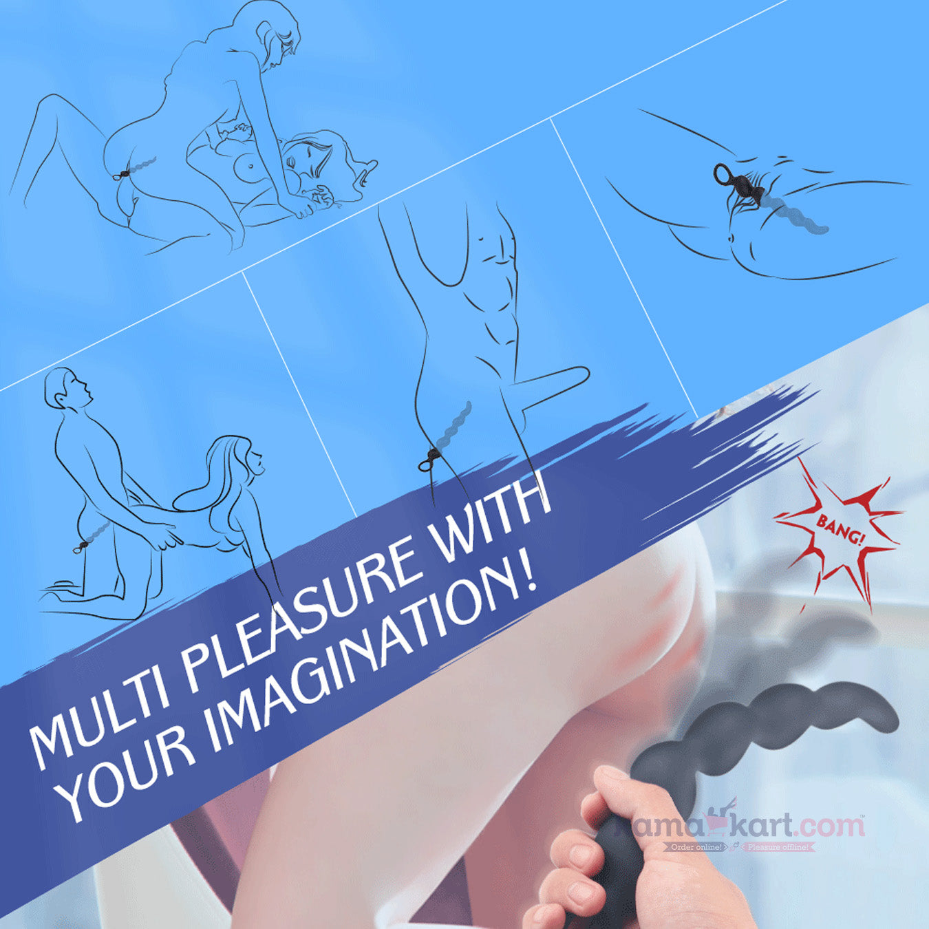 Set Silicone Anal Plug(Beads) — Gradual Pleasure for Every Level
