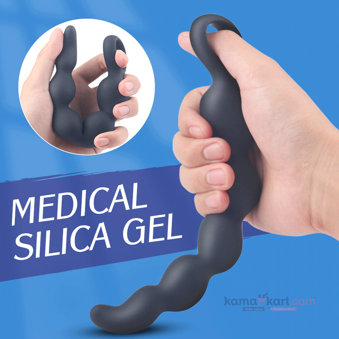 Set Silicone Anal Plug(Beads) — Gradual Pleasure for Every Level