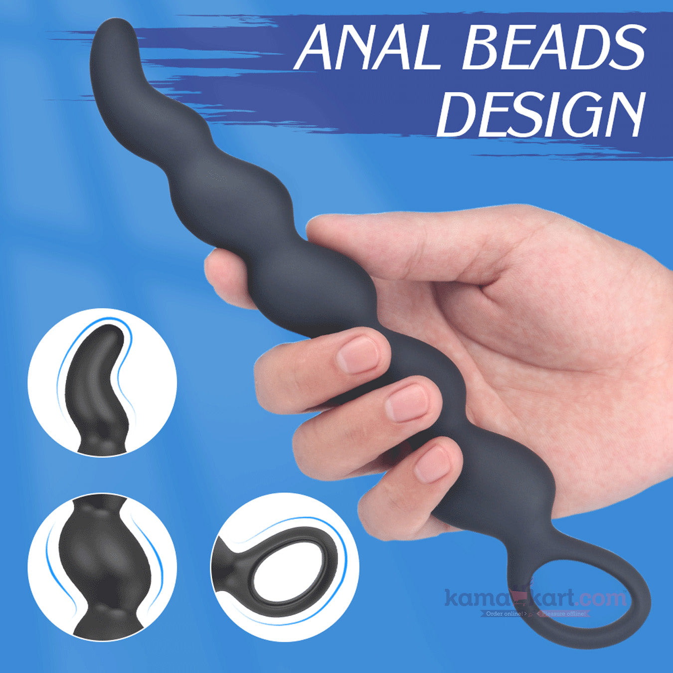 Set Silicone Anal Plug(Beads) — Gradual Pleasure for Every Level