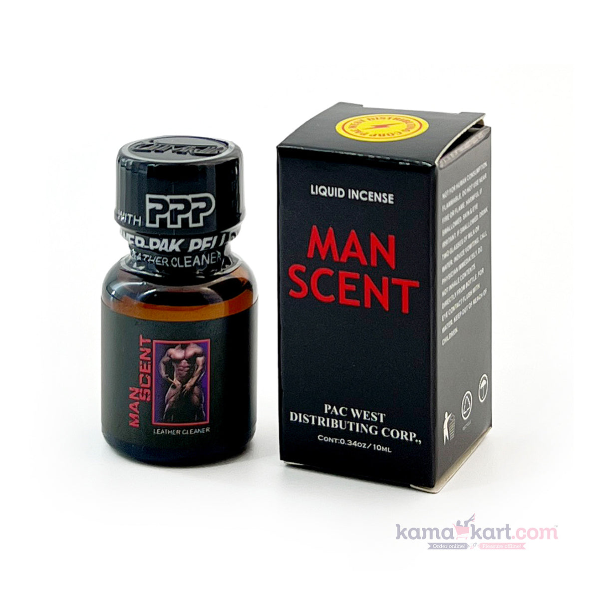 ManScent Poppers 10ml ? Classic Aroma in a Compact Size