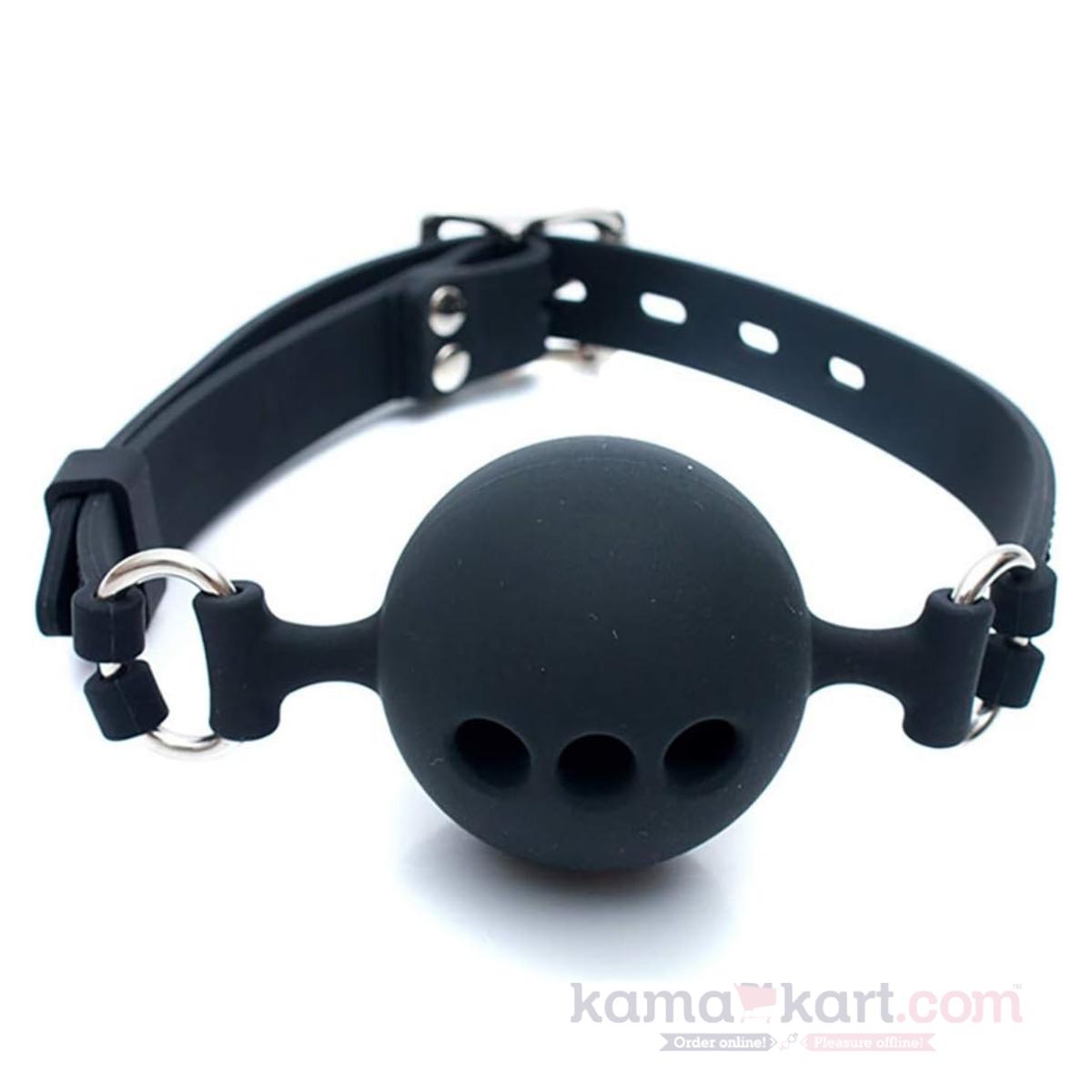 Premium Silicone Ball Gag – Adjustable BDSM Mouth Gag