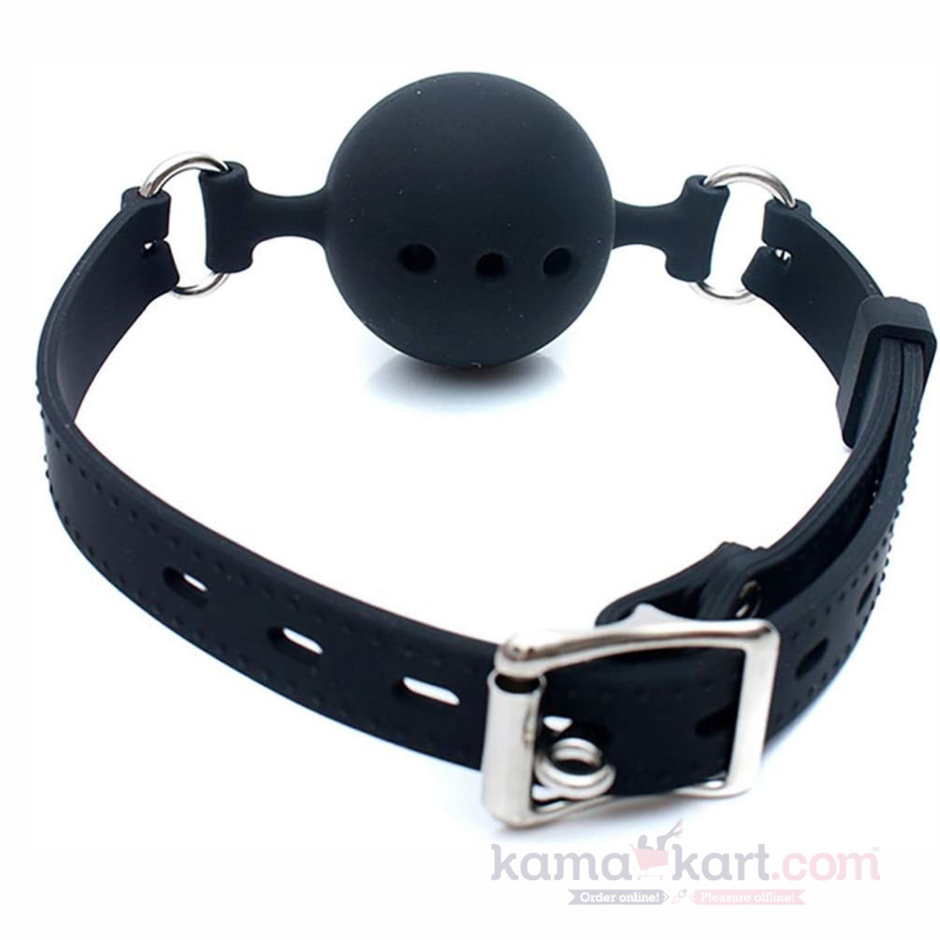 Premium Silicone Ball Gag – Adjustable BDSM Mouth Gag