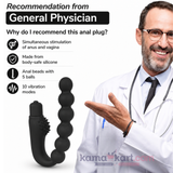 Kamajoy 5-Ball Vibrating Beads with External Stimulator