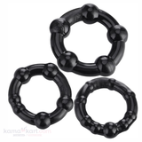 Silicone Beaded Ring Set