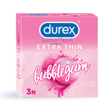 Durex Extra Thin Bubblegum Flavoured – 3 Condoms