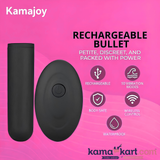 Kamajoy Rechargeable Bullet Vibrator with Remote Control