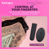 Kamajoy Rechargeable Bullet Vibrator with Remote Control