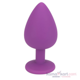 Lovelock Jewelled Silicone Butt Plug – Purple