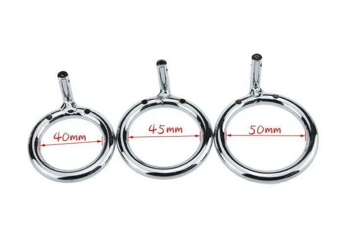 Premium Stainless Steel Curved Chastity Cage