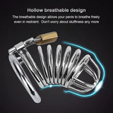 Spiral Stainless Steel Chastity Cage