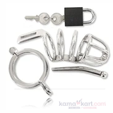 Spiral Stainless Steel Chastity Cage