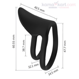 Kamajoy Silicone Performance Ring with Clitoral Stimulator
