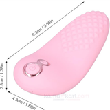 Tongue Shaped Massager- 9 Vibration Modes & 3 Heat Settings | Waterproof Silicone Wellness Massager
