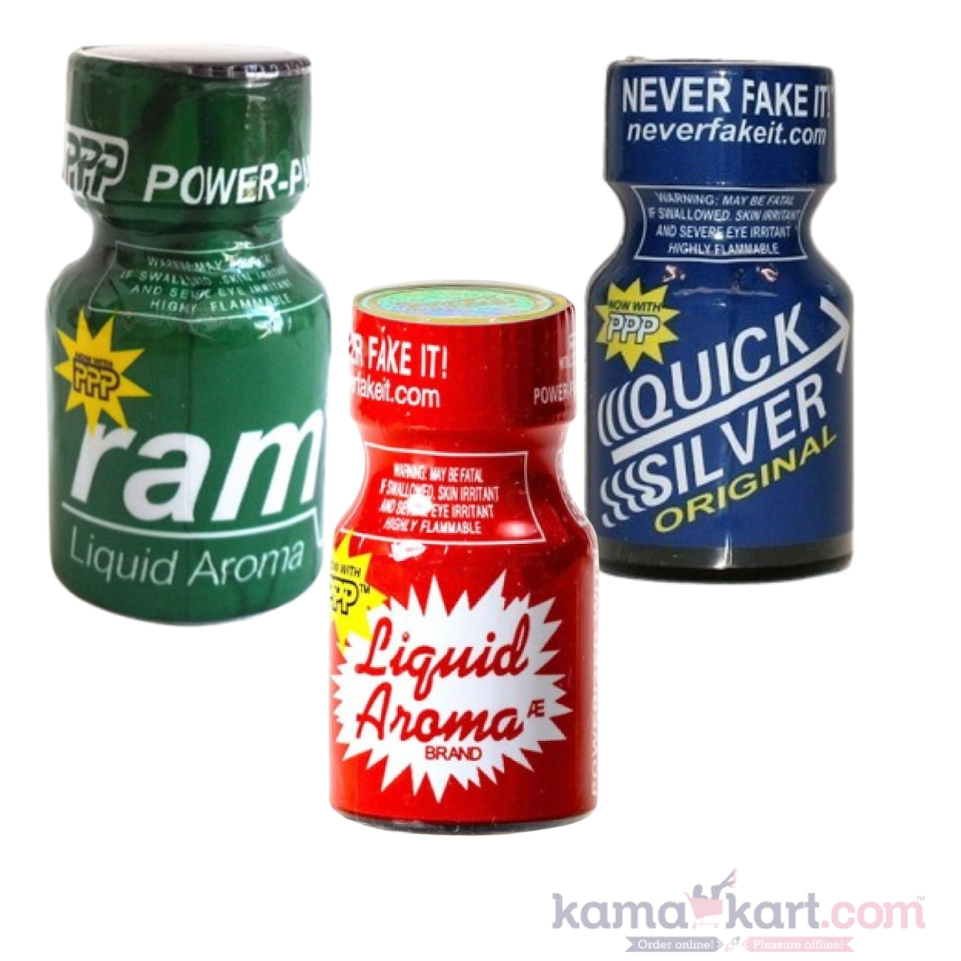 PPP Poppers Combi Pack of 3