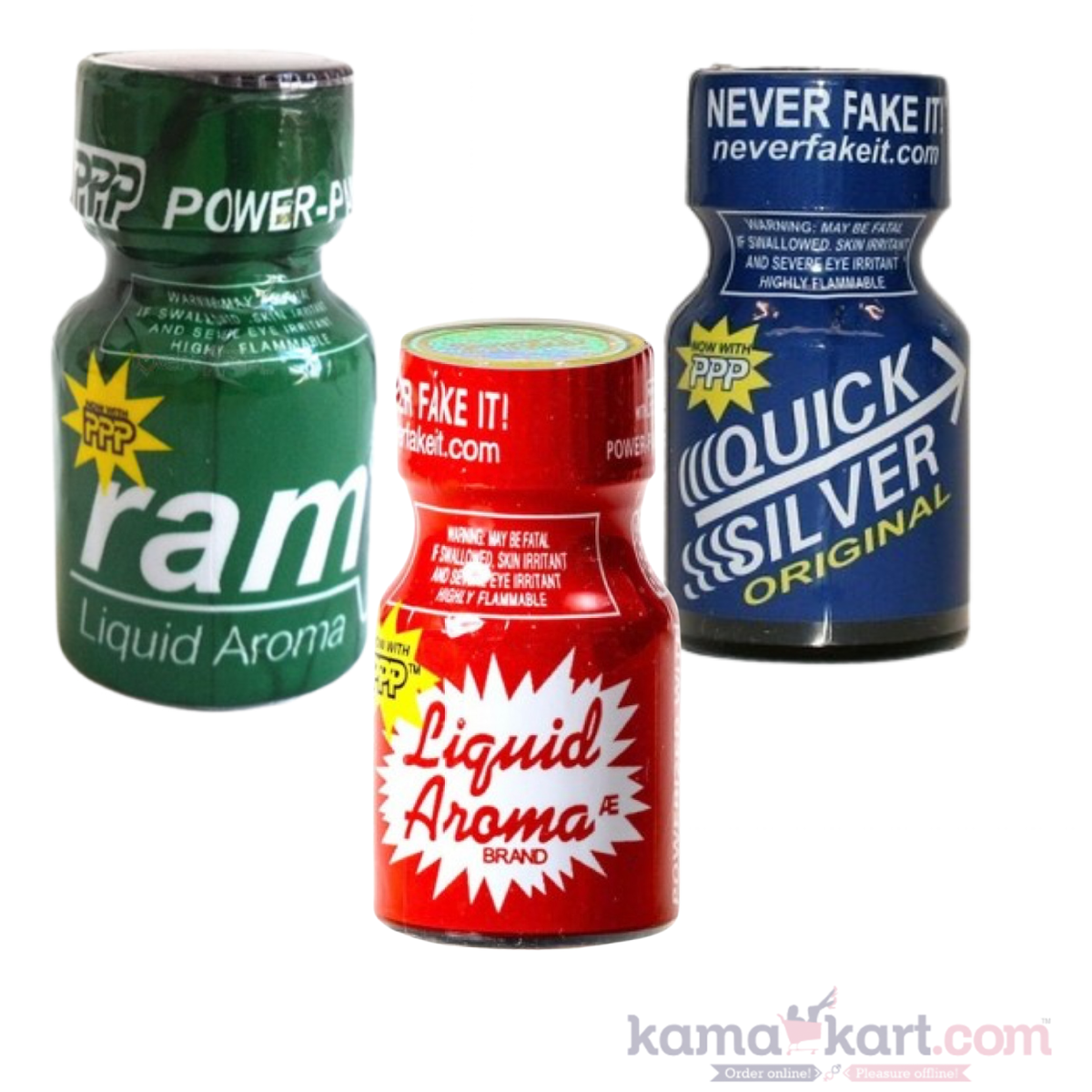PPP Poppers Combi Pack of 3