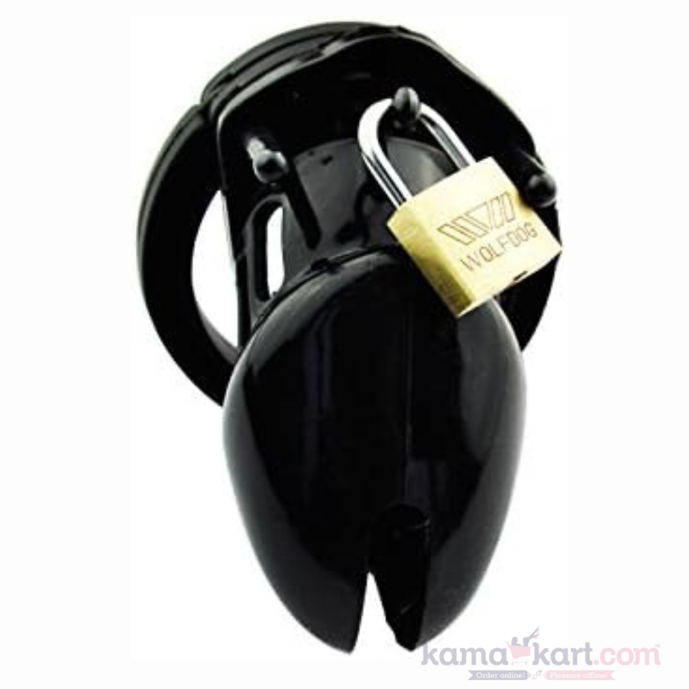 Chastity Cage with 5 Adjustable Rings