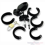 Chastity Cage with 5 Adjustable Rings