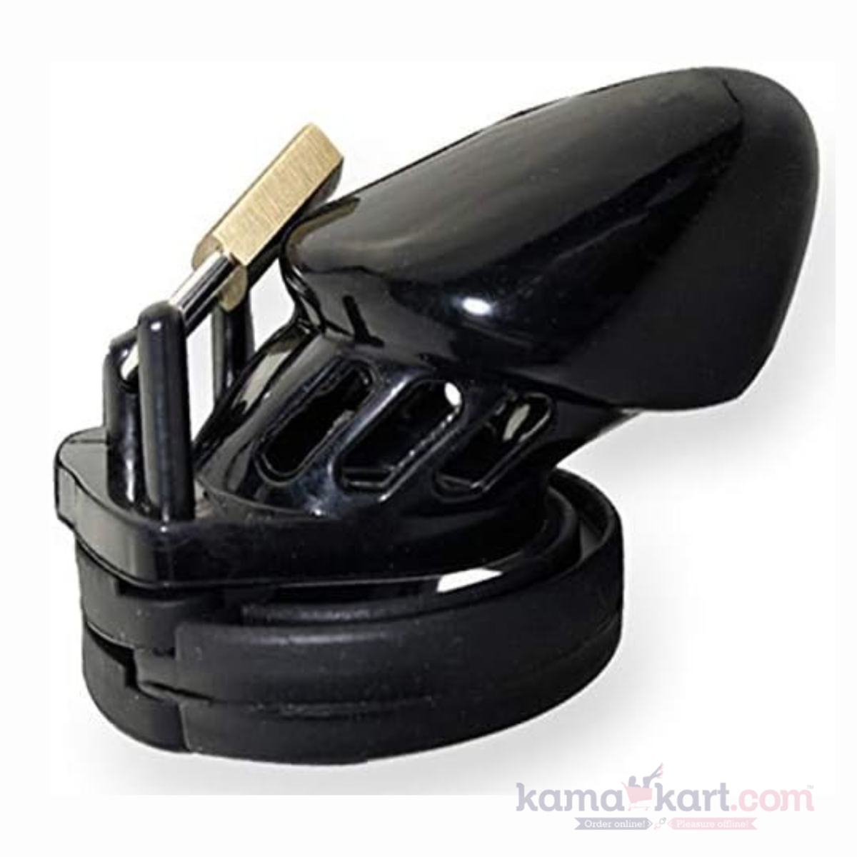 Chastity Cage with 5 Adjustable Rings