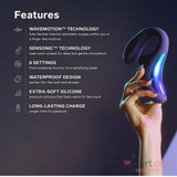 LELO ENIGMA Wave - Triple Stimulation Massager (Cyber Purple)
