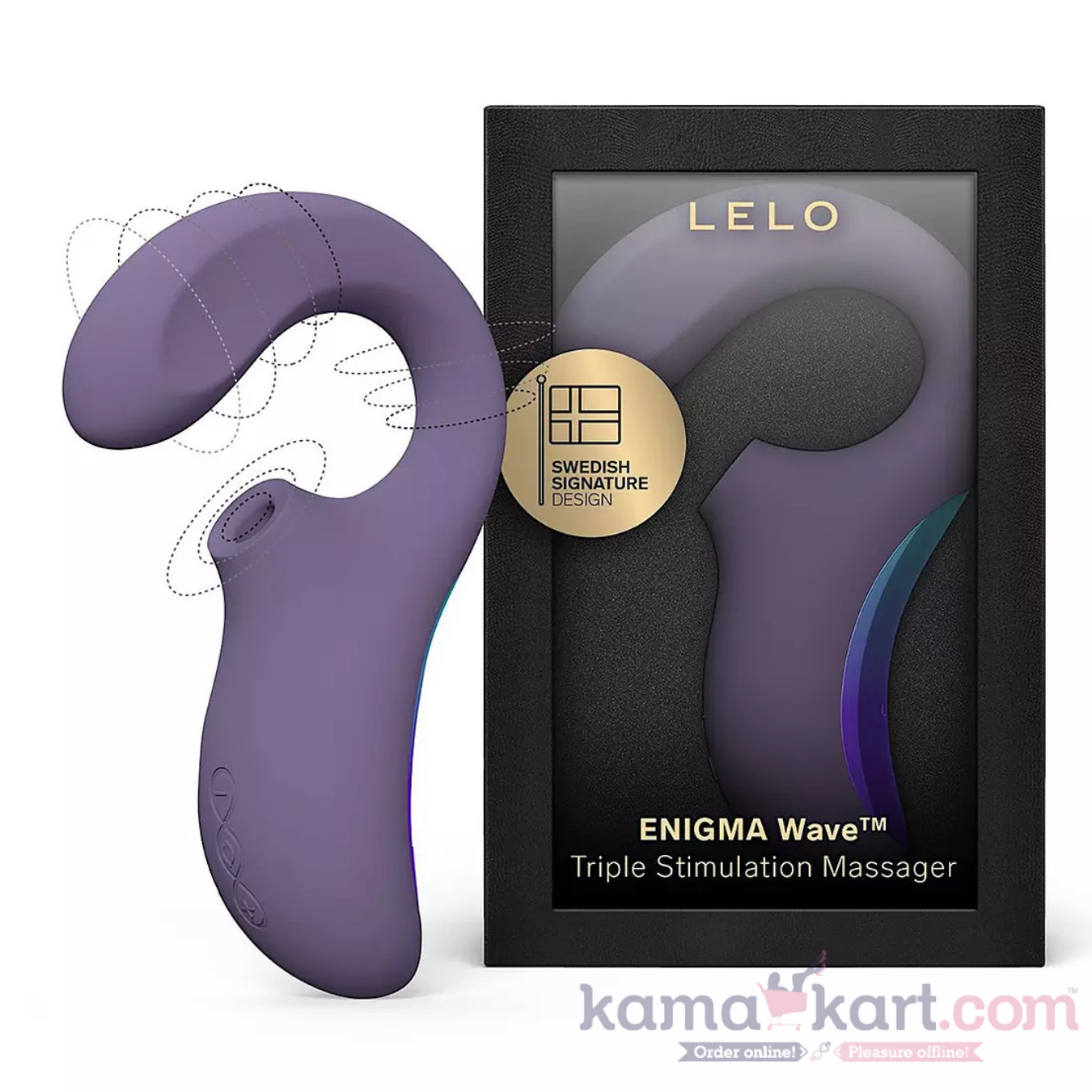 LELO ENIGMA Wave - Triple Stimulation Massager (Cyber Purple)