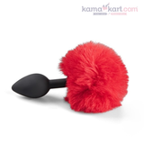 Kamajoy USB Rechargeable Vibrating Anal Plug with Furry Tail