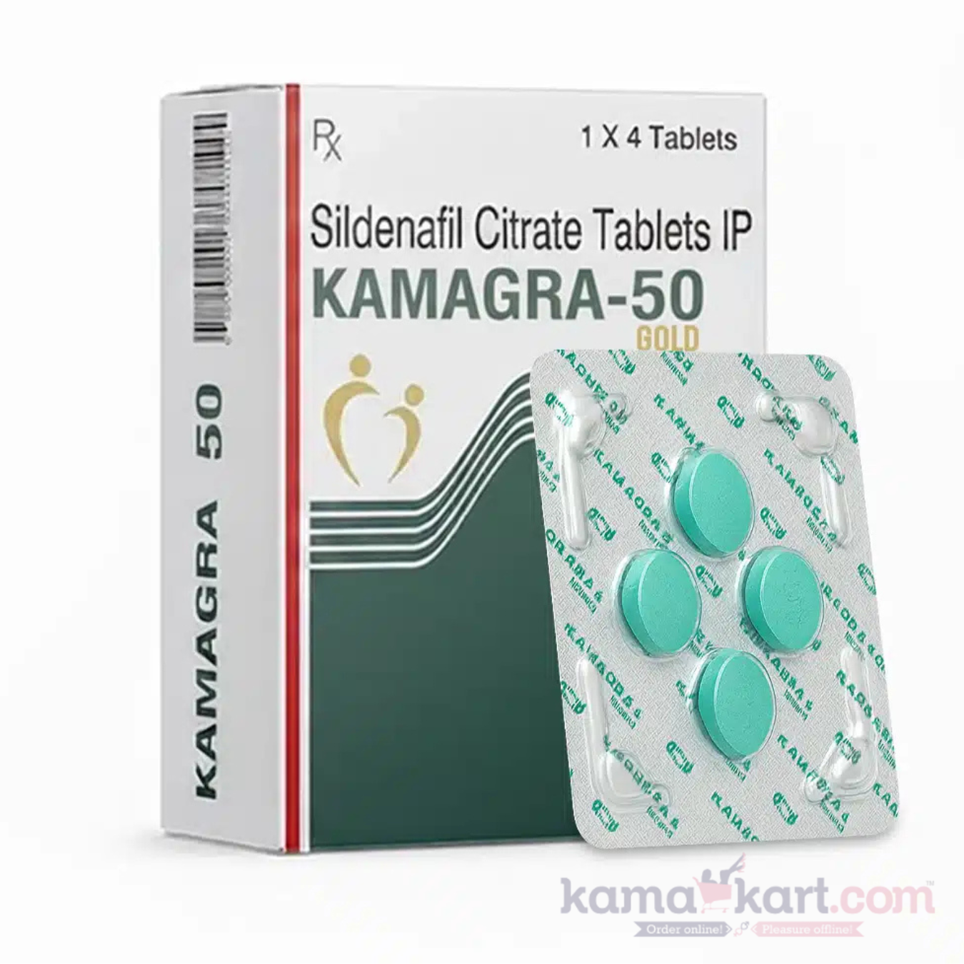 Kamagra Gold 50 – Sildenafil Citrate 50 mg