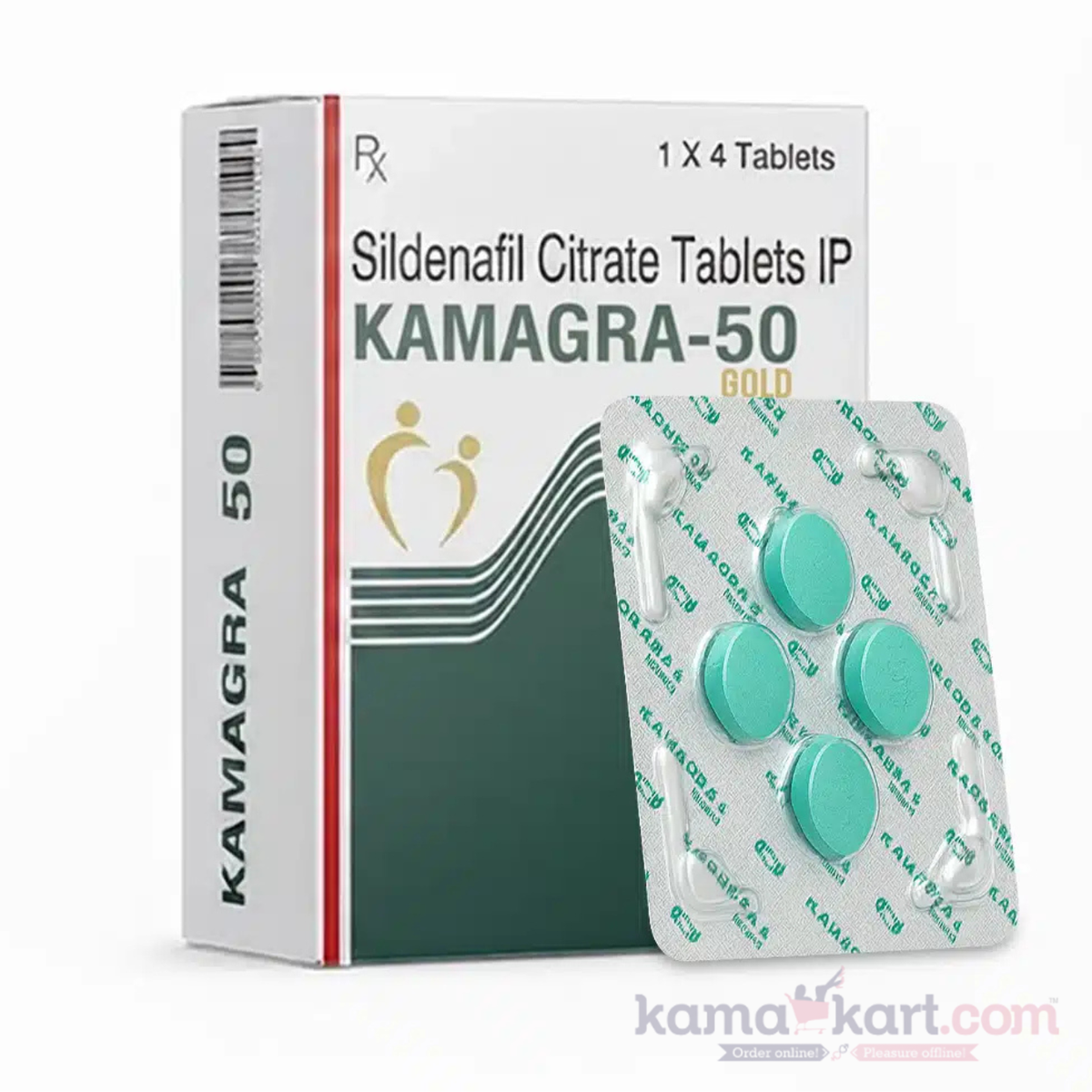 Kamagra Gold 50 – Sildenafil Citrate 50 mg