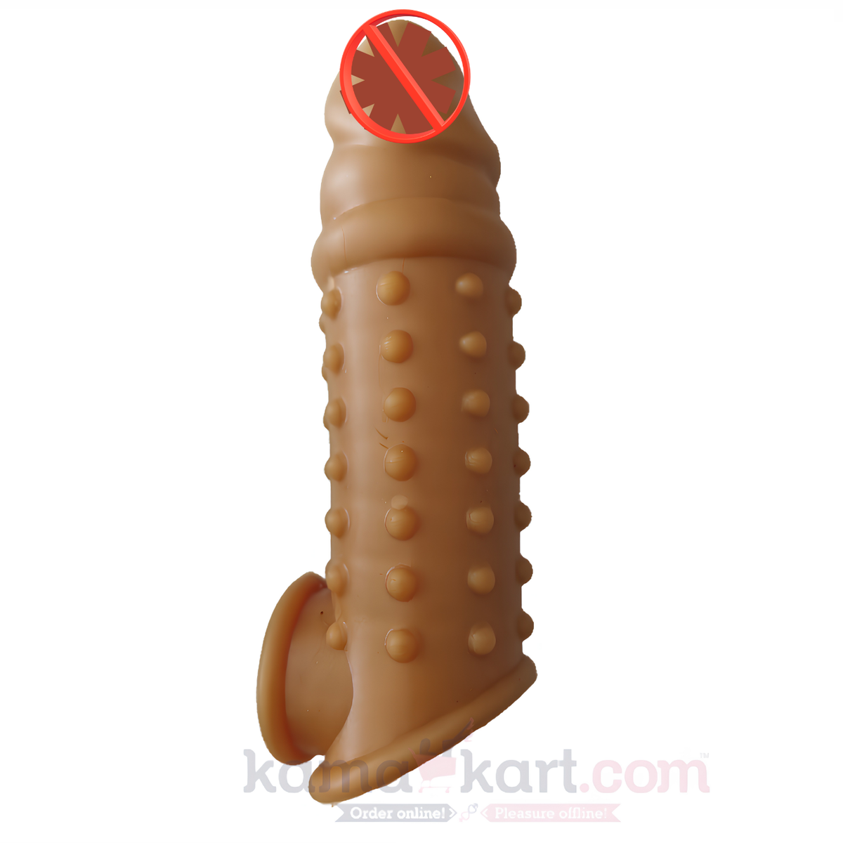 Kamajoy Reusable Dotted Silicone Sleeve