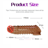 Kamajoy Reusable Dotted Silicone Sleeve