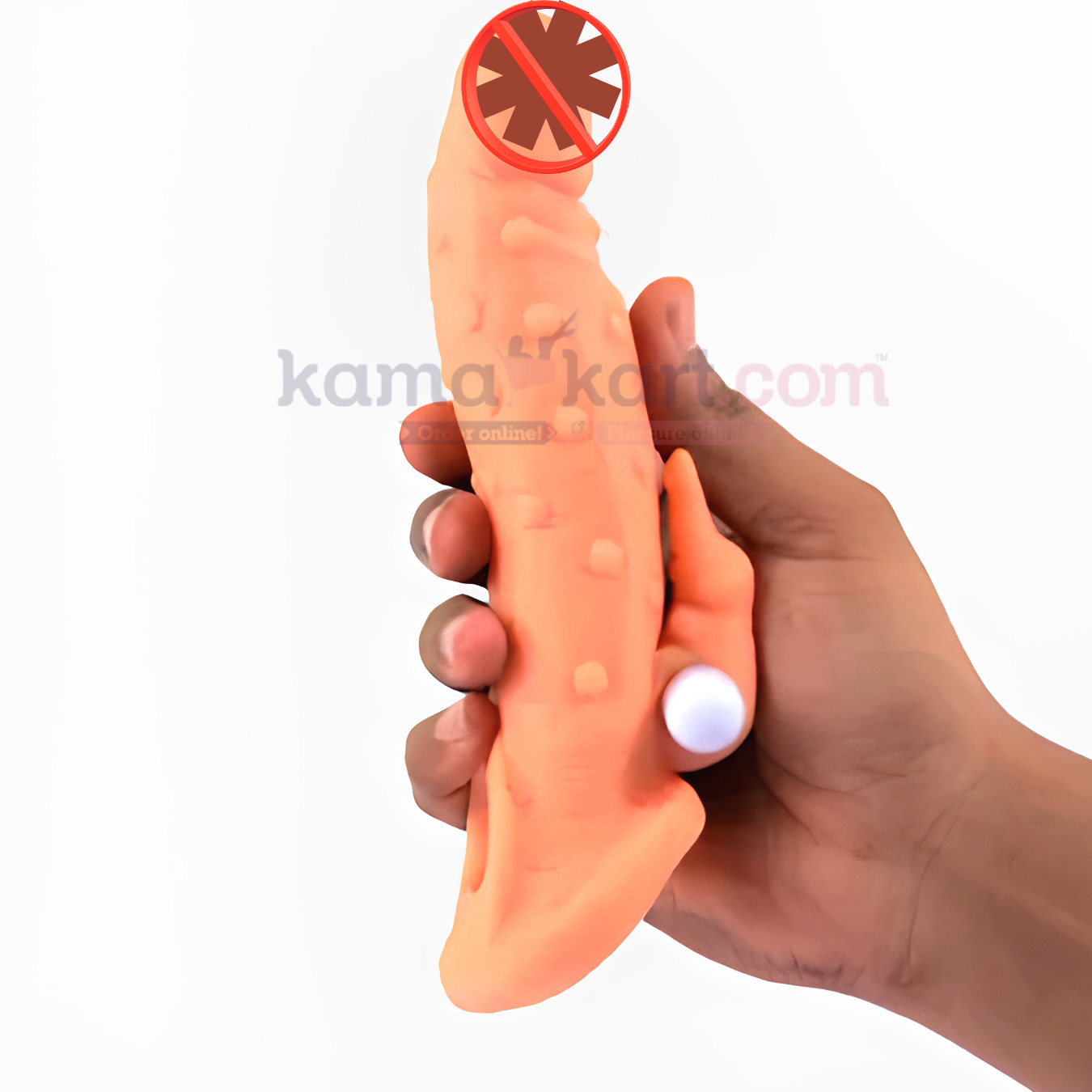 Kamajoy Vibrating Reusable Silicone Extension Sleeve