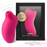 LELO SONA Sonic Clitoral Massager for Women – Waterproof Rechargeable Stimulator, Cerise