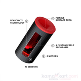 LELO F1S V2 28-function App-Controlled Rechargeable Silicone SenSonic Stroker Male Masturbator with Cruise Control