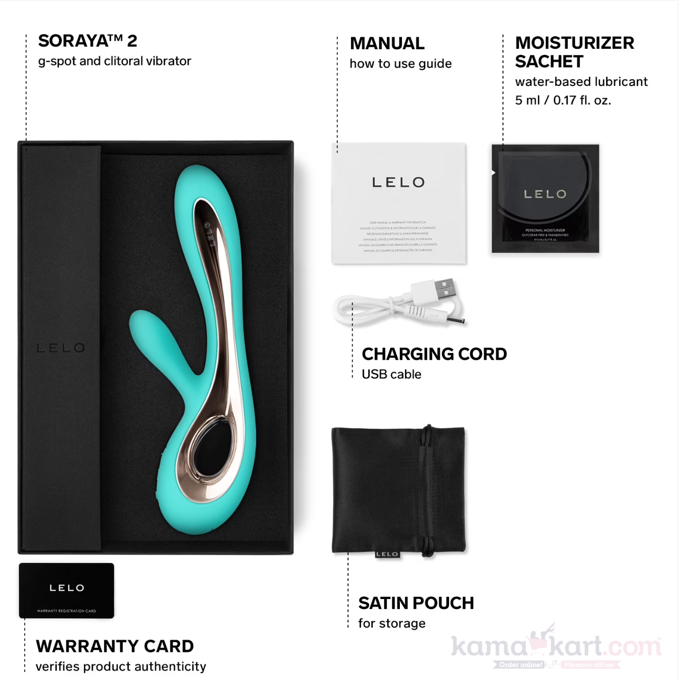 LELO SORAYA™ 2 Rabbit Massager
