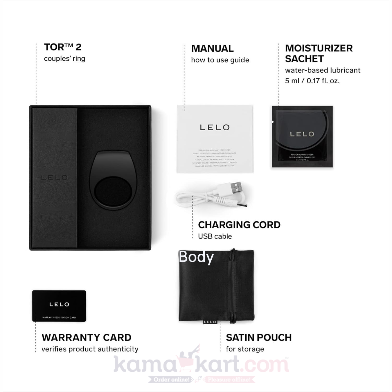 LELO TOR 2 Rechargeable Vibrating Cock Ring